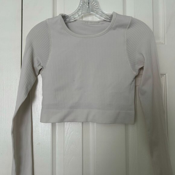 Lululemon Cream Ebb to Street Long-Sleeve Shirt - Picture 1 of 3